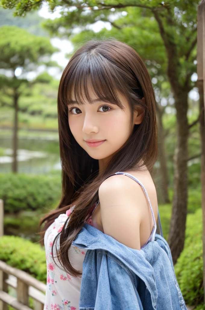 ((Highest quality)), ((masterpiece)), (detailed),Perfect Face,Japanese,landscape,Beauty,cute,Upper Body