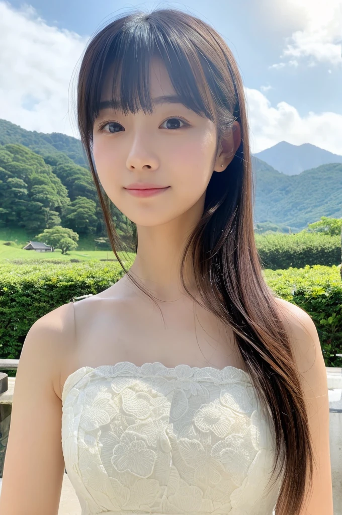 ((Highest quality)), ((masterpiece)), (detailed),Perfect Face,Japanese,landscape,Beauty,cute,Upper Body