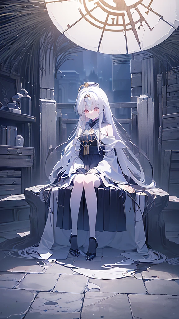 Name: Yumi Oni
Element: UMBRANOX
Description: A mystic shrouded in shadows. Bearing the 'White Moon' crest, he wields both spiritual guidance and hidden power upon his enigmatic lands.
Prompt: ((((obra_maestra,_alta_calidad,_ultrahigh_resolution)_,_1girl,_ sitting,_pixel_art)_,_long_black_hair,_ brown_eyes,_ recursos_naturales,_ blue_under_eyes,_ eyelashes,_ centered,_ mismo_tamaño,_ cerca,_ tissue_box,_ ankheg '__s_crown,_ holding_staff,_ shadows,_ thick_fog,_ silvery_glowing_eyes,_ around_30)), (primary_light_source,_ profesional_edje_preset,_ custom_body_shape,_ cinematic,_ dramatic_lighting)