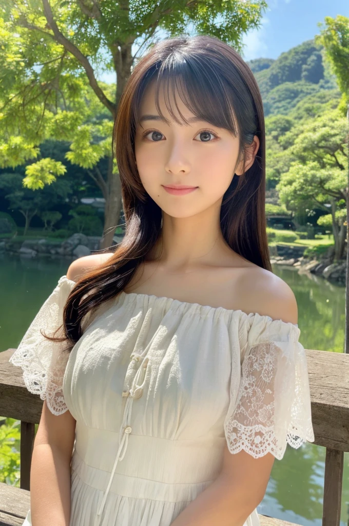 ((Highest quality)), ((masterpiece)), (detailed),Perfect Face,Japanese,landscape,Beauty,cute,Upper Body