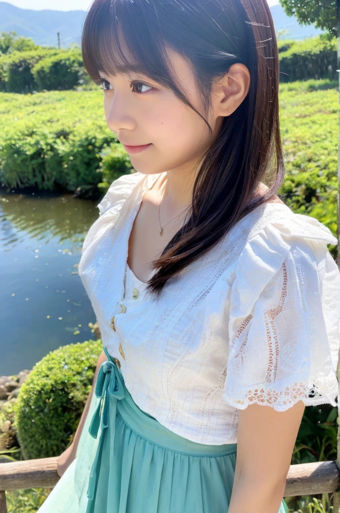 ((Highest quality)), ((masterpiece)), (detailed),Perfect Face,Japanese,landscape,Beauty,cute,Upper Body