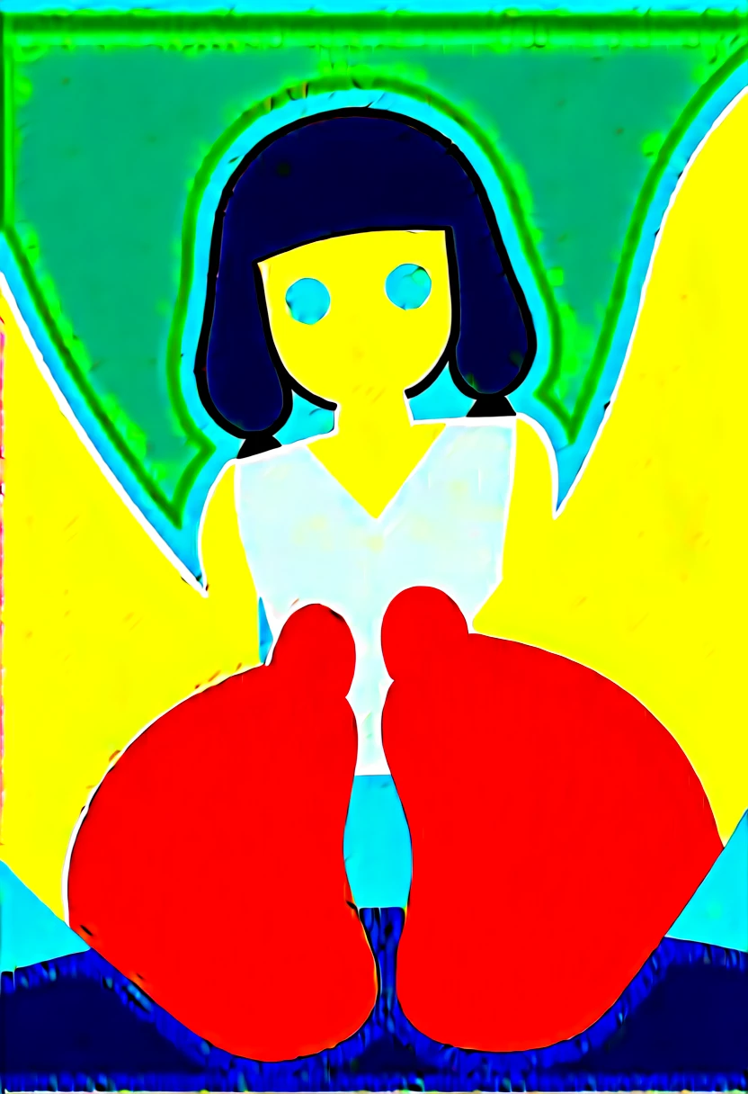 score_9,score_8_up,score_7_up, source_anime, BREAK cinematic film still, 1girl, hestia, sitting on the floor and showing her feet, (pov from below:1.3), micro POV, stepping on viewer, foot focus, curled toes, wide feet, barefoot, both detailed feet, five toes, smooth natural toenails,twintails, hair ribbon, white dress, cleavage cutout, rei no himo, white gloves, cleavage, BREAK anime, shallow depth of field, vignette, highly detailed, high budget Hollywood movie by terrence malick, bokeh, cinemascope, moody, epic, gorgeous