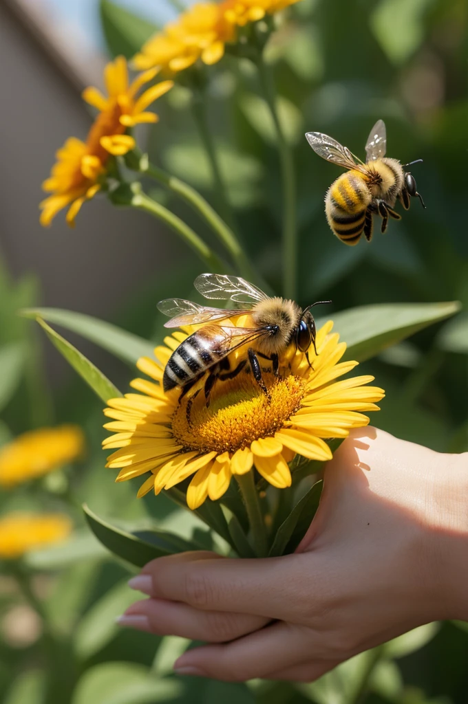 Make a picture of a bee