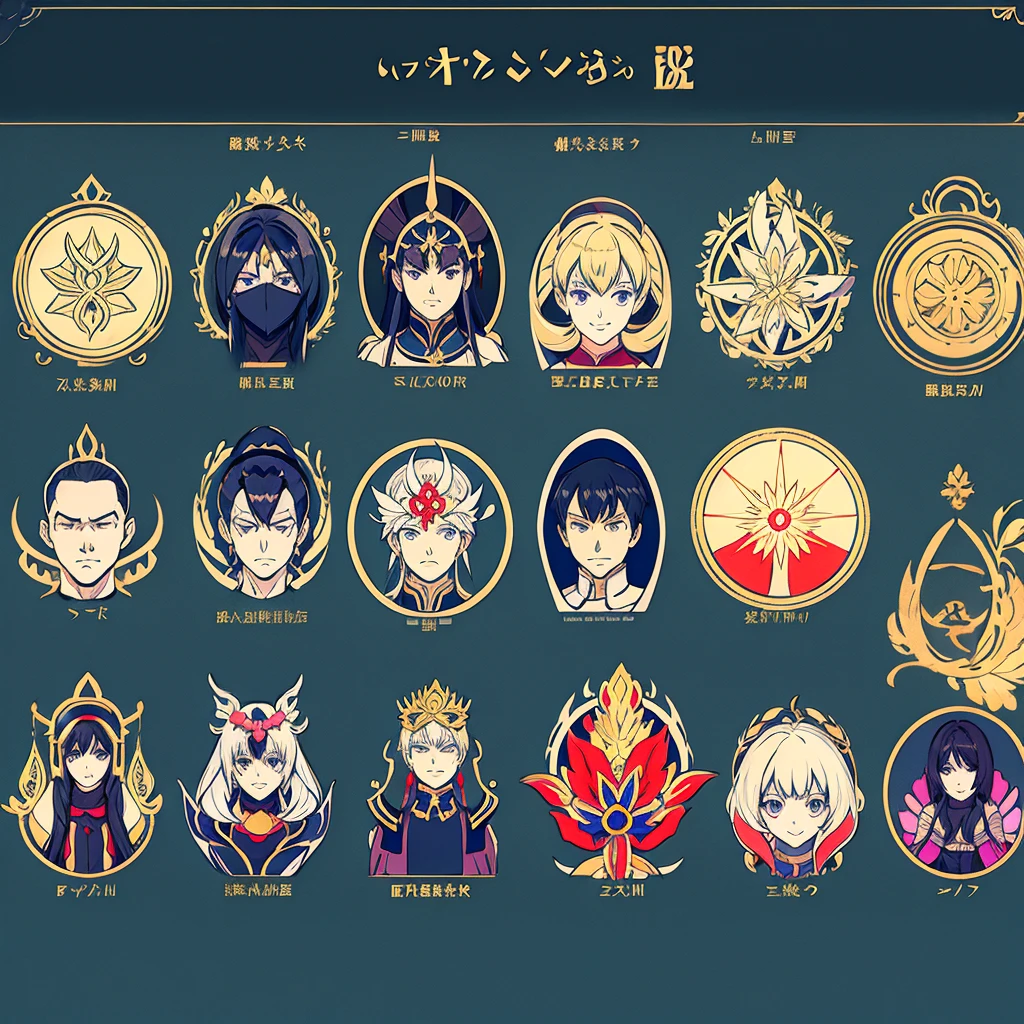 Draw anime fgo servant all 7 classes, Thai style