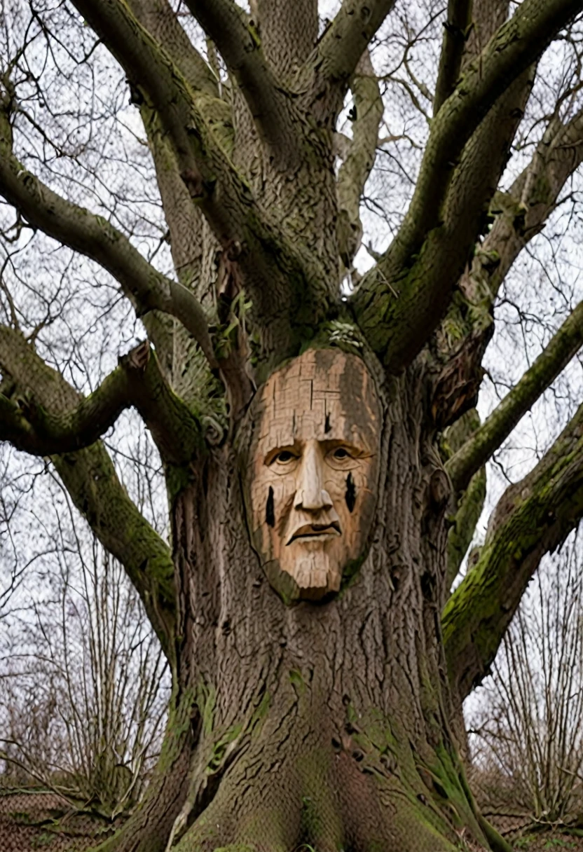 Tree with the face of a