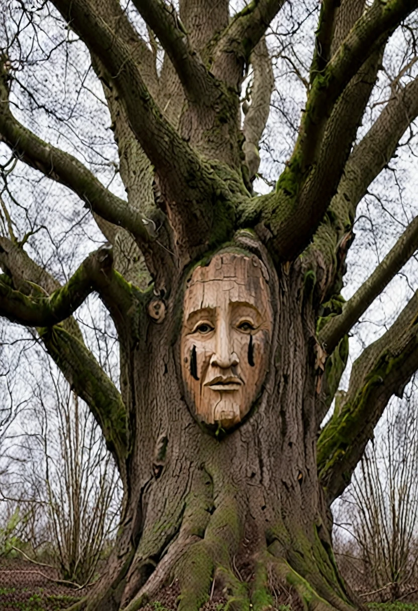 Tree with the face of a 