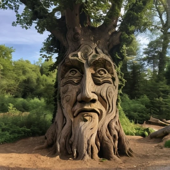 Tree with the face of a 