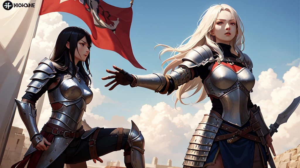 cover of a game, written CLT, Warrior woman in armor.