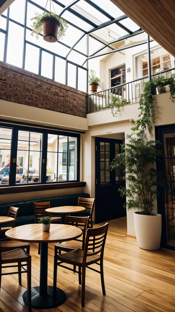 Indoor cafe