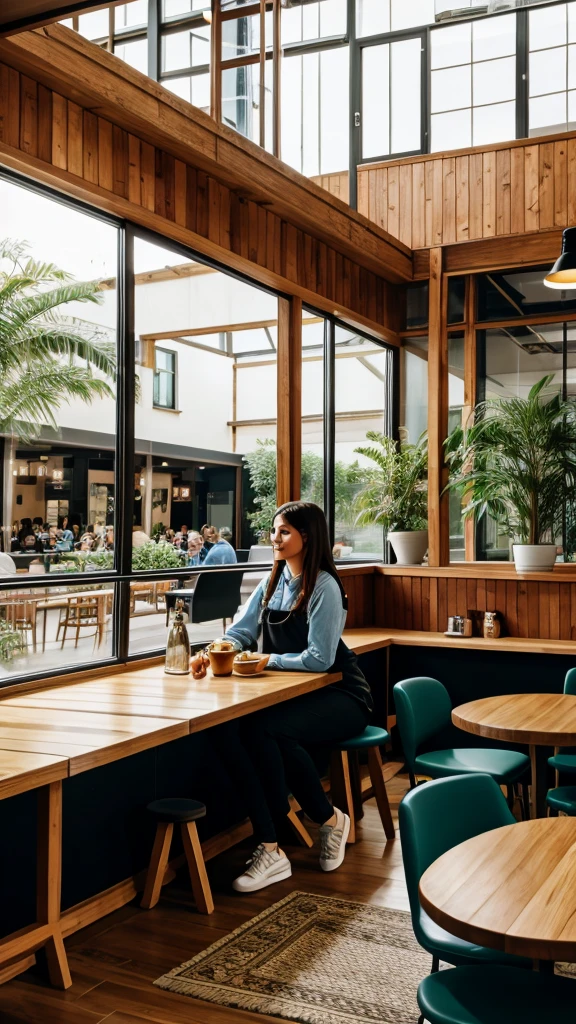 Indoor cafe