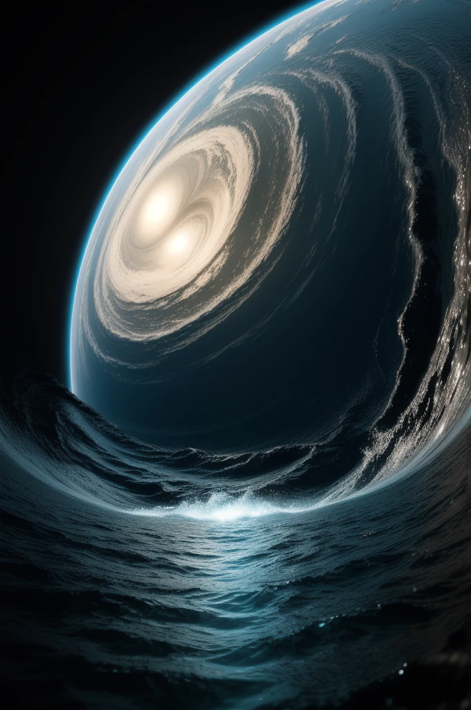 “In the beginning God created the heavens and the earth. The earth was without form and empty. Darkness is above the surface of the water. and the Spirit of God was upon the face of the waters.”