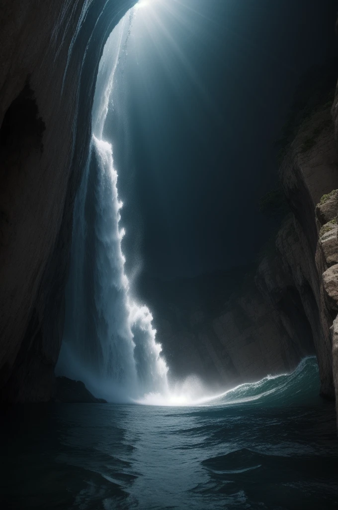 “In the beginning God created the heavens and the earth. The earth was without form and empty. Darkness is above the surface of the water. and the Spirit of God was upon the face of the waters.”