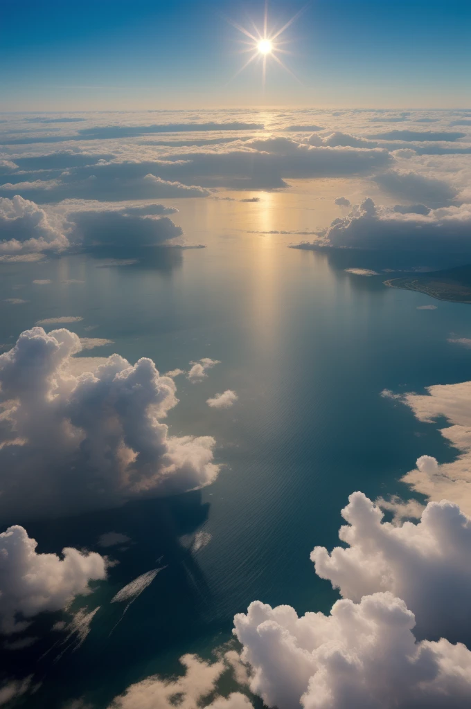 “God said, “Let there be an expanse of air between the waters and let the expanse separate the waters from the waters.” God created the expanse. and separated the waters that were under the expanse from the waters that were above the expanse. So it is. God called the expanse of heaven heaven. There was evening and morning on the second day.”
