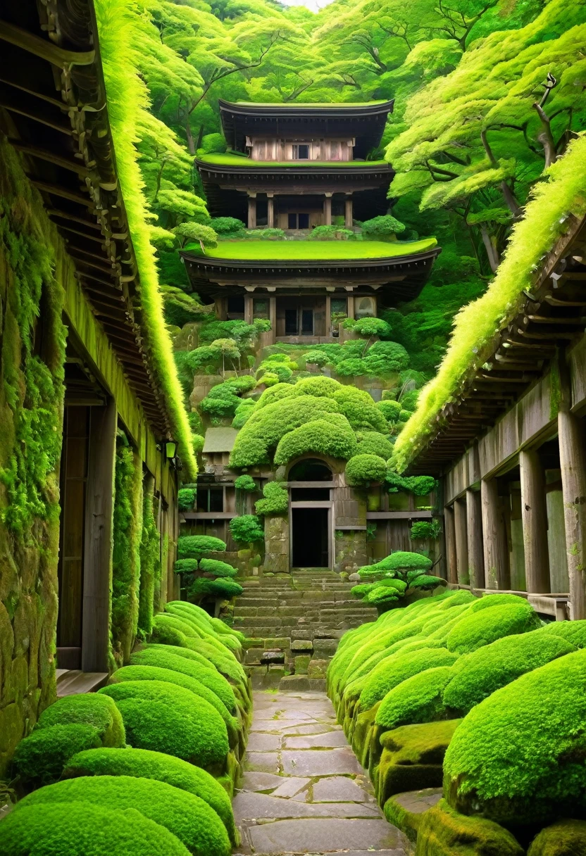 Spirited Away，ruins，Blend in with nature，Japanのruins，Japan，and，Blend in with nature