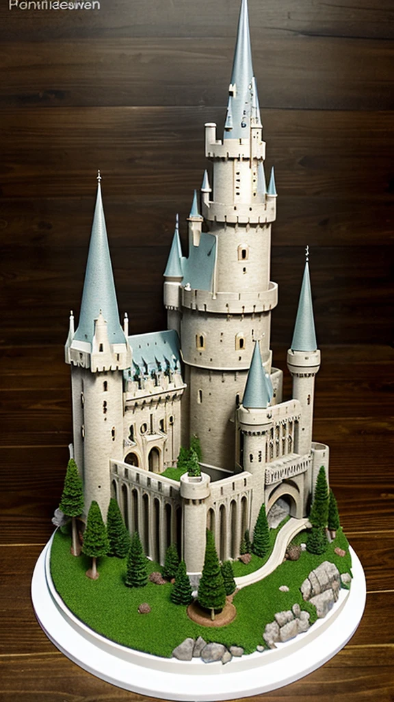 Hogwarts Castle,White Owl,Photorealistic, precise and high quality