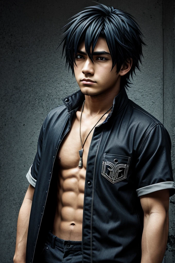 Anime HD sad boy design