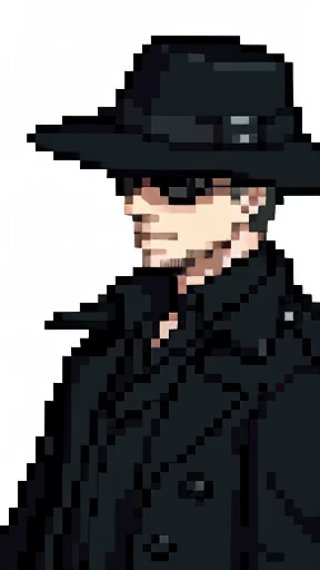 Black Trench Coat, Shady Salesman
