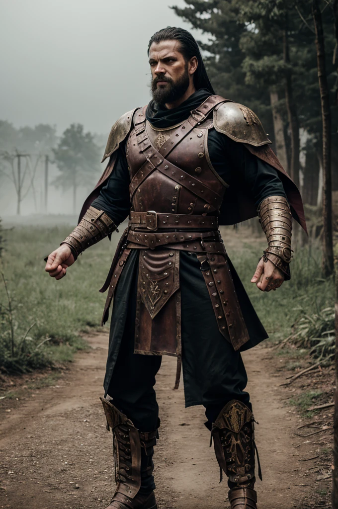 Cursed Evil guy in warrior dress