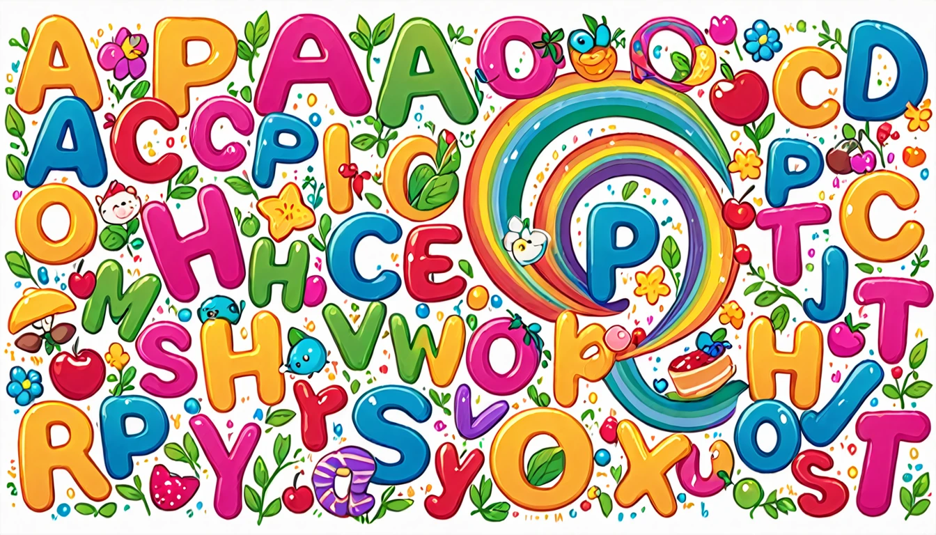 cute、alphabet