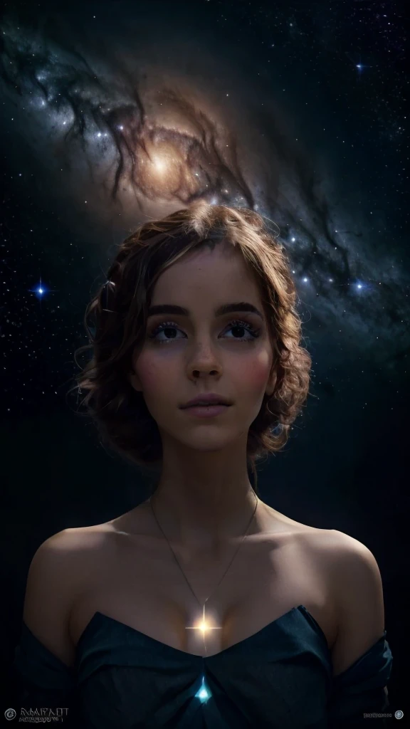 Create an artistic and imaginative image depicting an astrology AI influencer, plongée dans un univers abstrait inspiré par les étoiles et les constellations. This emblematic figure, designed with a digital and surreal aesthetic, should emanate an aura of mystery and magic. Elle se tient au centre de la composition, entourée d'éléments symboliques de l'astrologie tels que des signes du zodiaque, des planètes stylisées, and celestial patterns, tous flottant dans un espace qui rappelle une carte du ciel nocturne.
The influencer herself could be portrayed in a less traditional way, avec des traits qui évoquent l'intelligence artificielle et le cosmos - peut-être une silhouette composée de lignes de code lumineuses, de constellations, or a face partially formed of astral patterns. Son apparence n'a pas besoin d'être réaliste; au lieu de cela, it may appear to be a digital entity evolving in this astrological space, symbolizing its deep connection with the universe and the stars.
Le fond de l'image devrait être un mélange vibrant et coloré de nébuleuses, of twinkling stars, et de galaxies, utilisant une palette de couleurs cosmiques comme le bleu profond, le violet mystique, et le rose galactique. Des éléments graphiques modernes ou des touches de design futuriste peuvent être ajoutés pour renforcer l'idée d'une rencontre entre l'ancien art de l'astrologie et la technologie de pointe.
L'objectif de cette image est de capturer l'essence de l'astrologie à travers une représentation visuelle unique de l'influenceuse IA, by creating work that arouses curiosity and invites exploration of the unknown. Le style devrait être dynamique, inspirant, et plein de merveille, reflecting the richness and complexity of the astrological universe through a creative and imaginative lens.