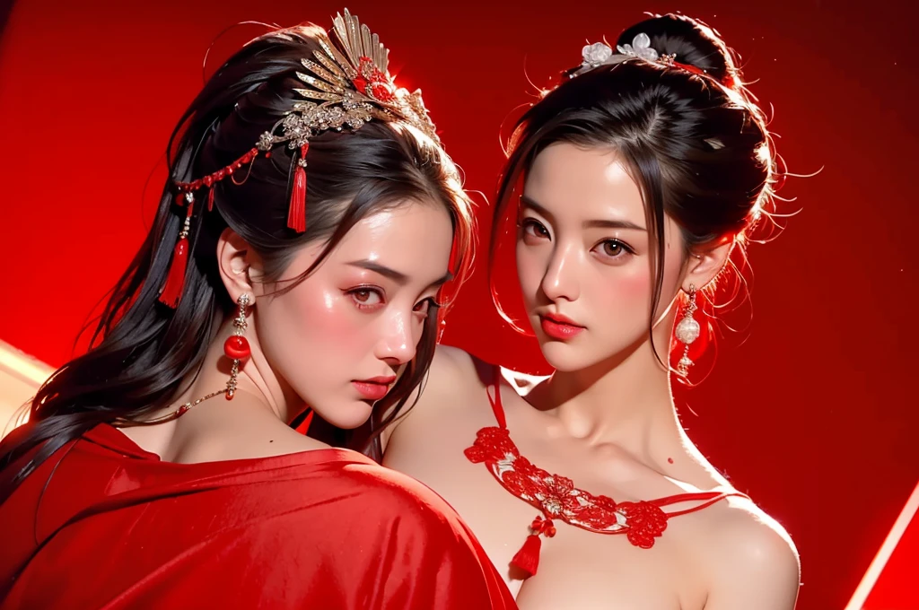 (Highest quality、8K、16K、Masterpiece、realistic、Superb details、Beautiful in every detail、Ray Tracing)、photograph、HDR,
Take a break、naked 25 year old woman, Beautiful face like an idol,naked、beautiful breasts、Beautiful feet、Beautiful pussy 、(Tying a turtle shell)、((((Red light and cinematic light)))),(( red glow)), Beautiful and sexy geisha, red decoration, ((red mood in the background)), Chinese girl, Beautiful Geisha, red decoration, in the japanese room.