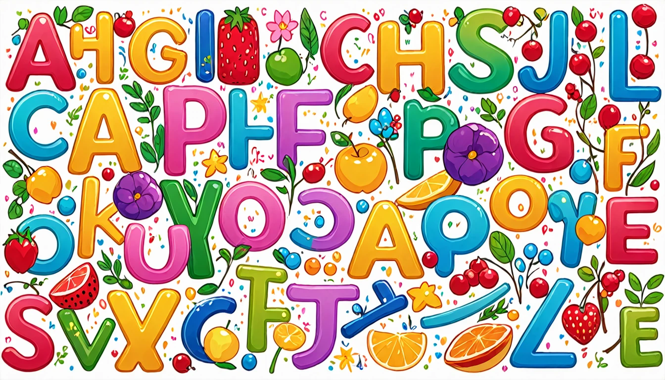 cute、alphabet
