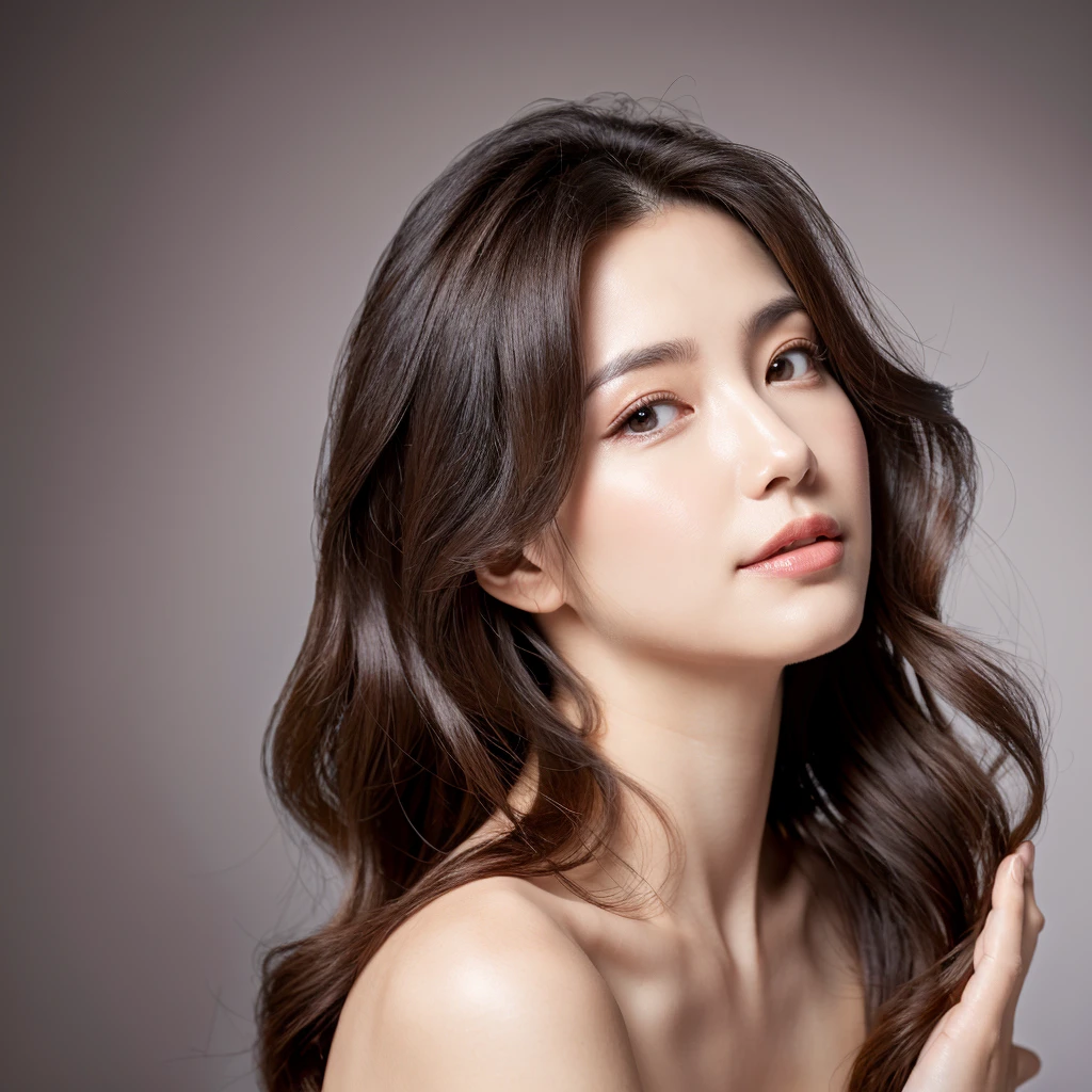 Beautiful mature woman with wavy long hair, she is alluring, Ultra-high resolution,(Realistic:1.4), ((Highest quality)), ((masterpiece)), (be familiar with),