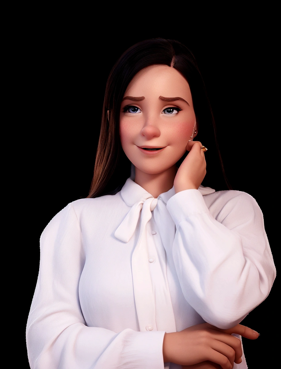 A disney pixar style woman, high qualiy, best qualityer