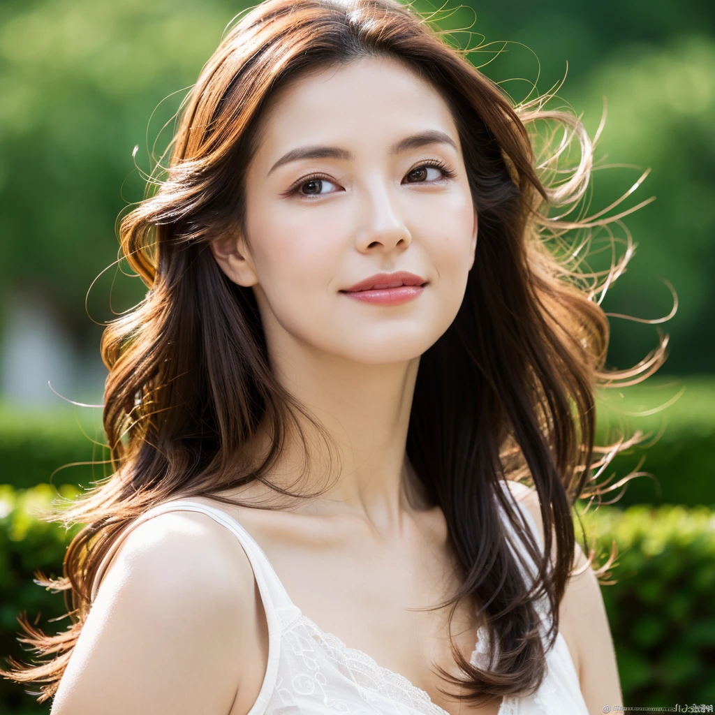Beautiful woman with wavy long hair, she is alluring, Ultra-high resolution,(Realistic:1.4), ((Highest quality)), ((masterpiece)), (be familiar with),