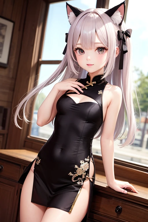 China dress, Cat ear