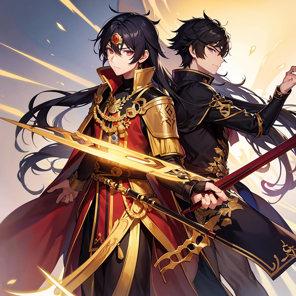 Draw Male Servant, Fate Grand Order, Thailand, King Naresuan the Great, Black hair, Odd eye, Archer Class, Sniper Weapon