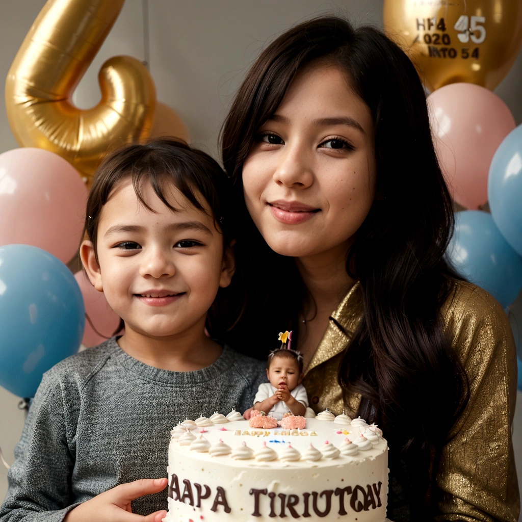 there is a woman and a boy that are holding a cake, holding a birthday cake, 2 years old, happy birthday, taken with canon eos 5 d mark iv, taken with canon 5d mk4, four years old, 2 4 years old, 1 / 4 portrait, shot on canon eos r5, shot on canon eos r 5