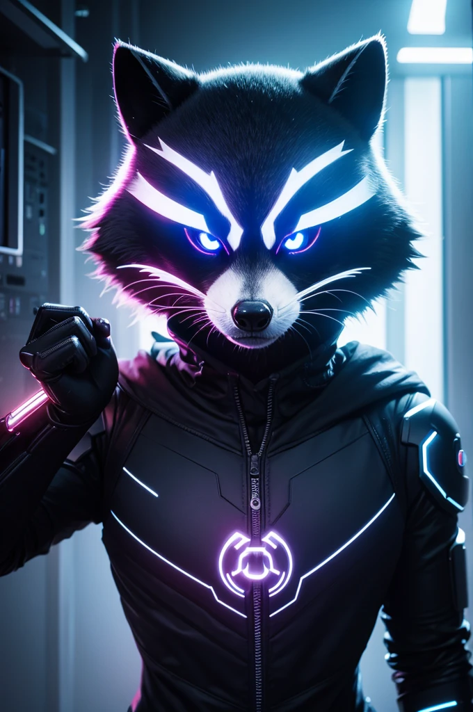 A cyber raccoon
