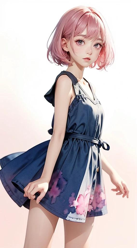 (((Blurred background、Watercolor style background)))、A girl、１６talent、anatomy、Light pink eyes、#11: Loose Low Ponytail、Light pink hair、Small Breasts、Black open collar dress、Transparent lace dress、translucent、Random pose、best quality、high resolution、high resolution、Light、Professional photographer、(masterpiece:1.5)、(best quality:1.5)、(8K:1.2)、(Very detailed:1.2)、(Practical:1.2)、(超high resolution:1.2)、(Highly detailed and Practical skin:1.2)、(Very detailed和干净锐利的眼睛:1.2)、(Three women sentenced to prison.:1.5)、(Violent sex with multiple men:1.6)、(Overflowing love juice:1.4)、(Once the hiccups:1.5)、rest、(20-year-old woman weight loss:1.3)、(Beautiful eyeliner)、(Beautiful eye shadow)、Natural lip color、rest、(White transparent thin underwear:1.2)、（White lace underwear：1.2）、rest、(Long shoulder-length white hair:1.8)、(flat chest：1.8)、（Underwear was torn by many people:1.5）、（The underwear was torn:1.6）、（Shredded panties:1.8）、（（Half naked:1.8））、Not even a ray.、(I&#39;I抽搐:1.6)、(blush:1.2)、(ecstasy:1.6),(final:1.2),(vulgar:1.2),(stupid:1.2),(steam:1.5),(trembling:1.8),(Tears:1.2),(Slobber:1.5),(Sweat:1.4),(Roll your eyes:1.6)、（The underwear was torn in the middle by multiple people：1.5）、（The underwear is torn in the middle：1.8）、（soak：1.2）、（Multiple people take turns：1.5）、（Overall damage to underwear：1.2）、（Chest compressions：1.5）、（The underwear was torn in many places：1.8）、（Torn from top to bottom.：1.2）、（Extensive exposure of genitals：1.8）、（Showing female pink genitals：1.8）、（Exposing breasts：1.8）、（Torn from top to bottom.Exposing body parts：1.8）、（Torn from top to bottom.Exposing the skin of the body：1.2）、（The underwear was torn in many places on the upper body：1.5）、（Exposing breasts：1.5）、（Many people have seen：1.5）、（body fluid：1.5）、（Being touched by many people：1.2）、(Very small：1.3)、(Very small nipples：1.3)