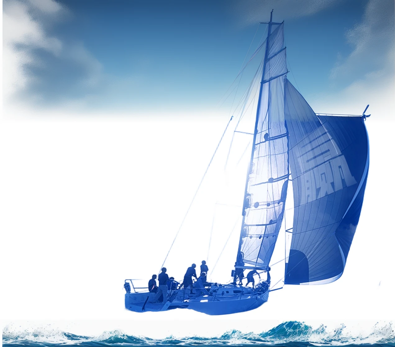 Blue sail