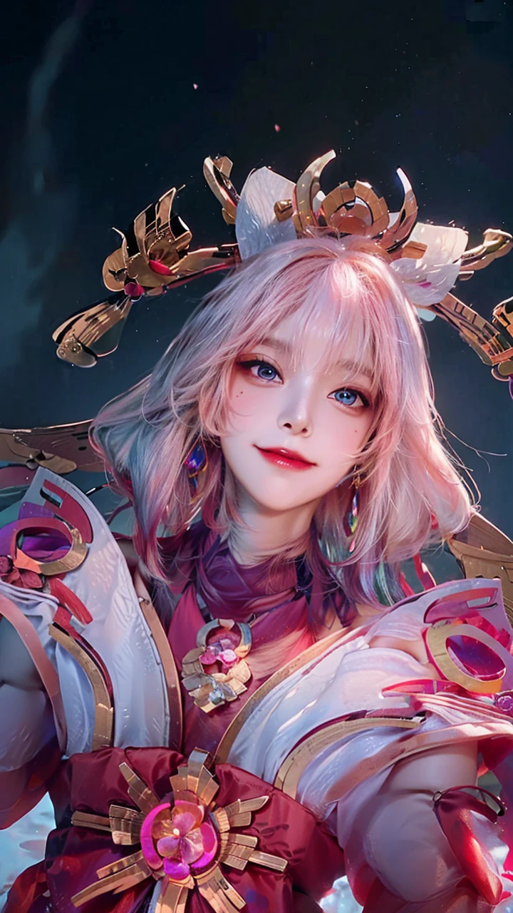 best quality, ultra high res, (photorealistic:1.4), 1girl, , small breast,pink , black choker, smile, bare shoulders, solo focus, looking at viewer,fair skin,sunset,cherry tree,photon mapping, physically-based rendering, RAW photo, highly detailed background,kpop idol,depth of field,torii,cherry blossoms,hair ornament,detailed face,shiny skin,game cg,full body,
Waiting to start