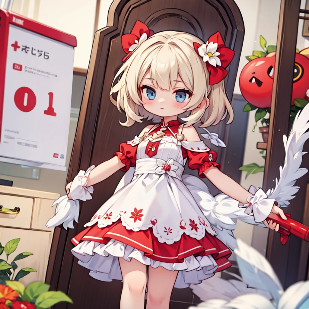 red and white dress for lolikas 