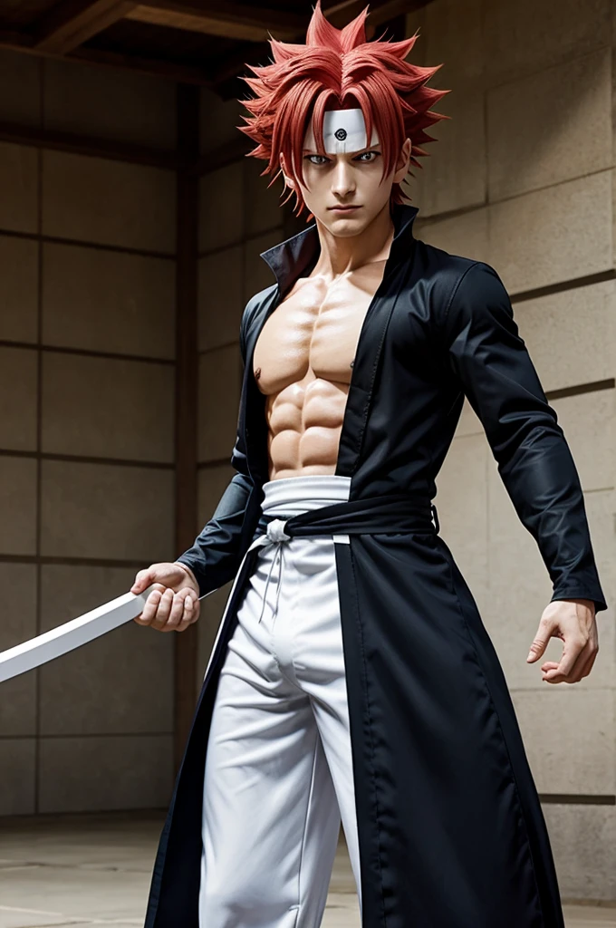 Create hisoka from hunter x hunter as a bleach character using bankai