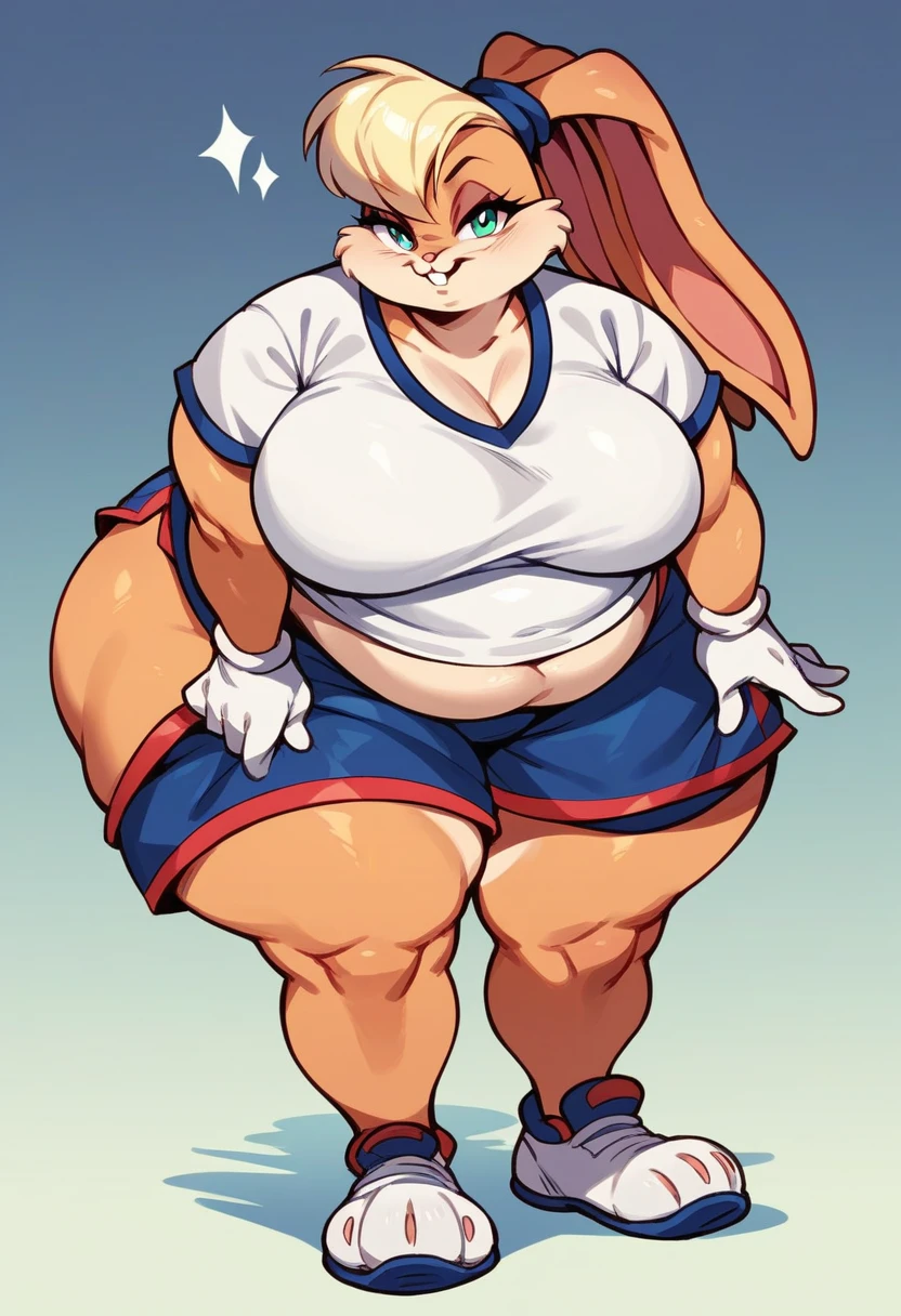 Fat obese Lola bunny