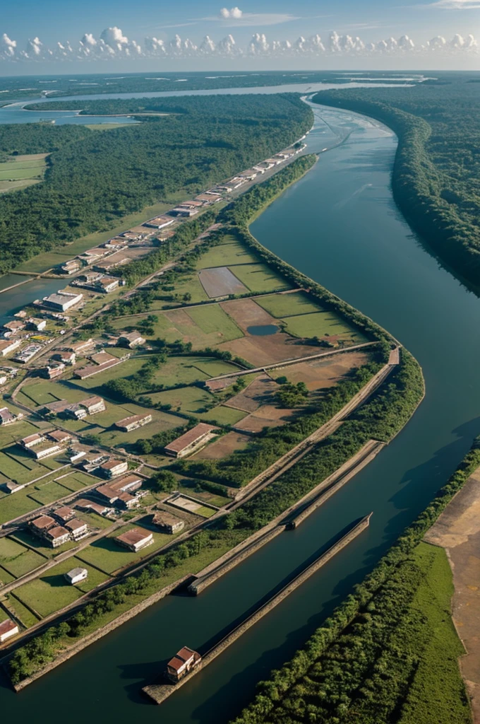 Mompox River Island Channels Dams