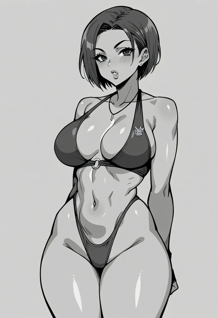 ((y girl ,Jill Valentine,gyaru))nsfw,glamorous, voluptuous, swimsuits