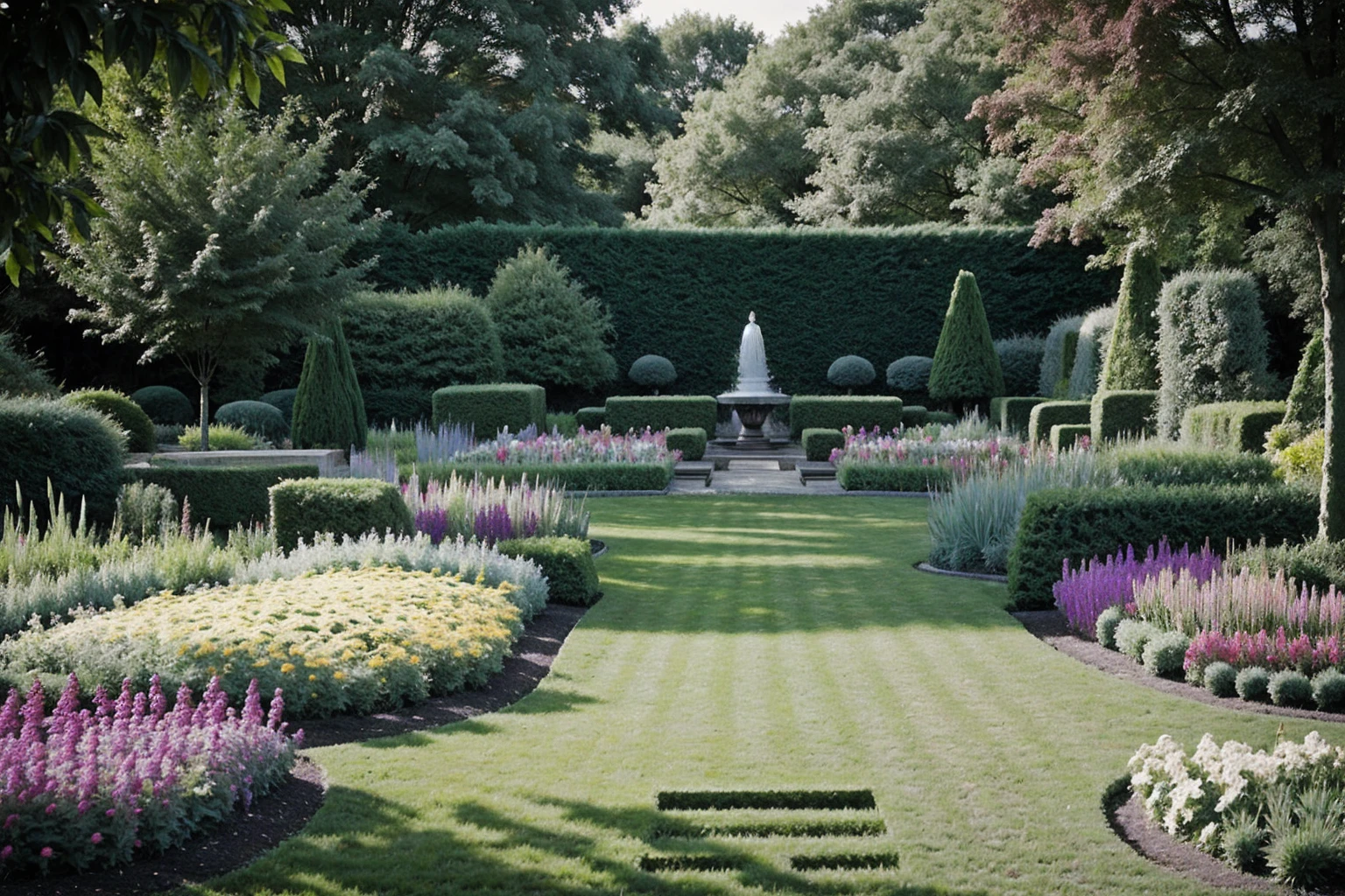 abstract photography of a garden