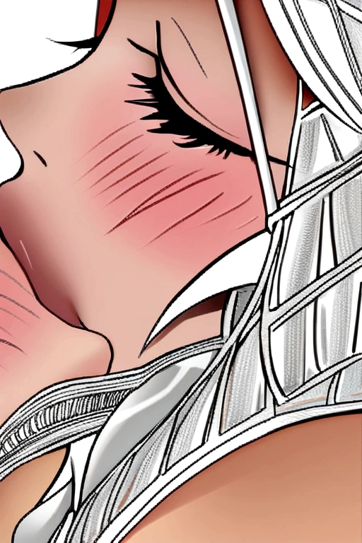 Erotic kiss