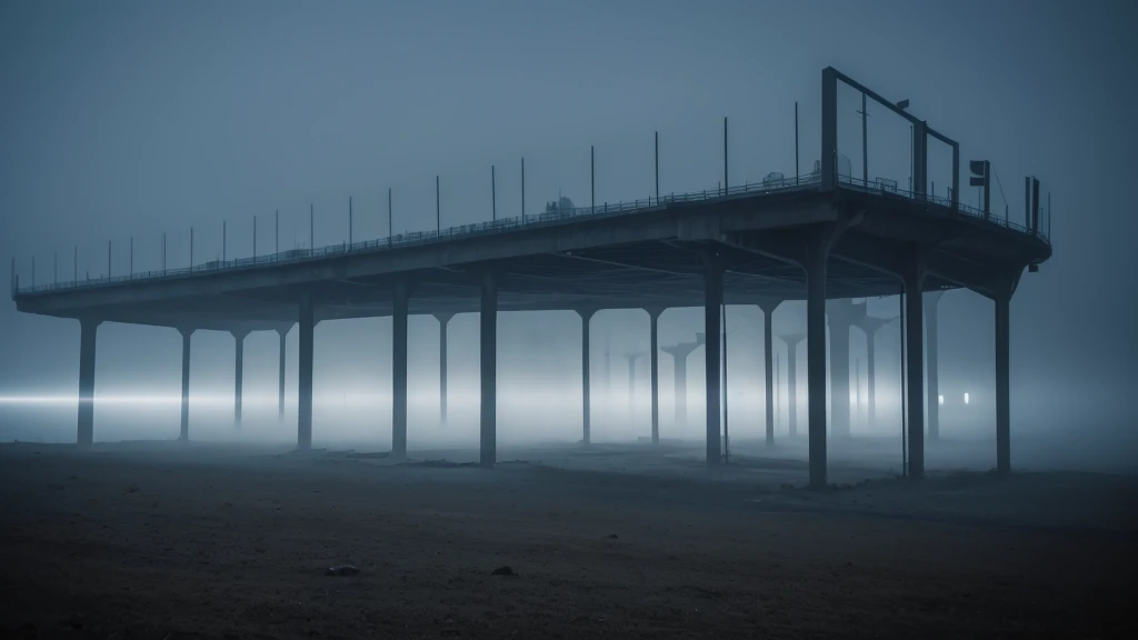 Foggy night, Vast and enigmatic structures