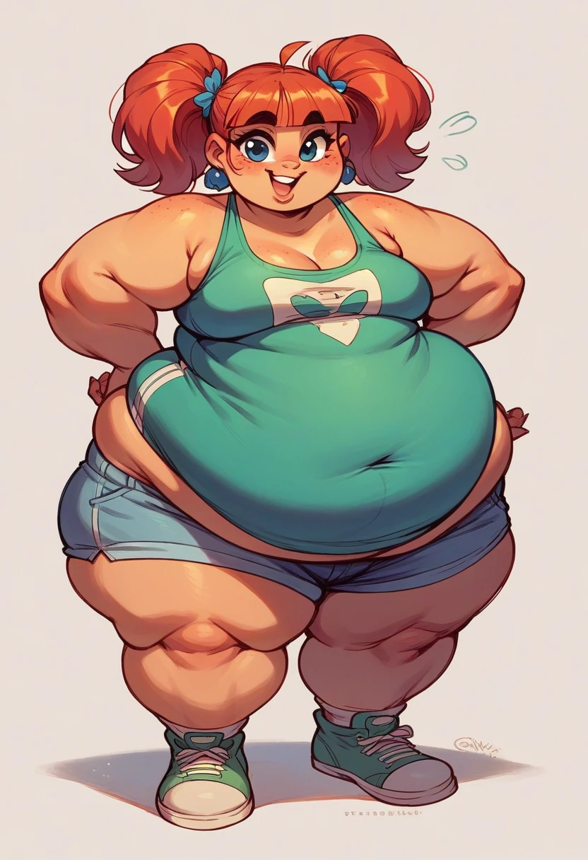 Fat obese gluttony kid girls 