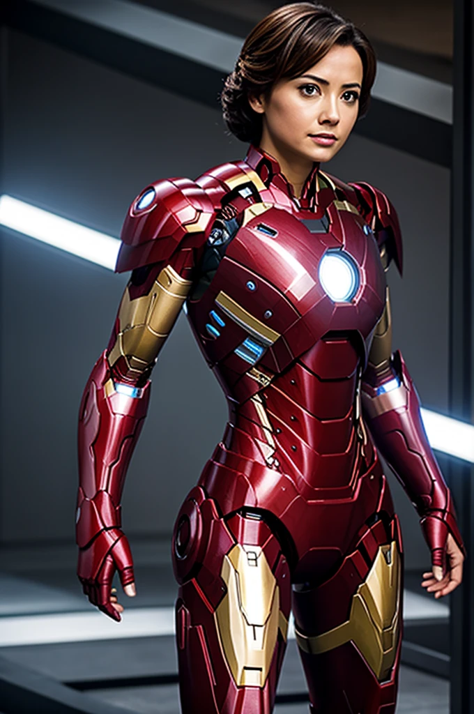 Femme Iron man réaliste