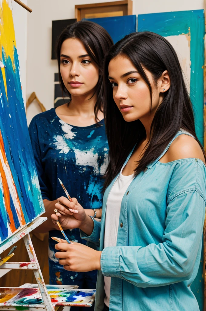 Painting poets