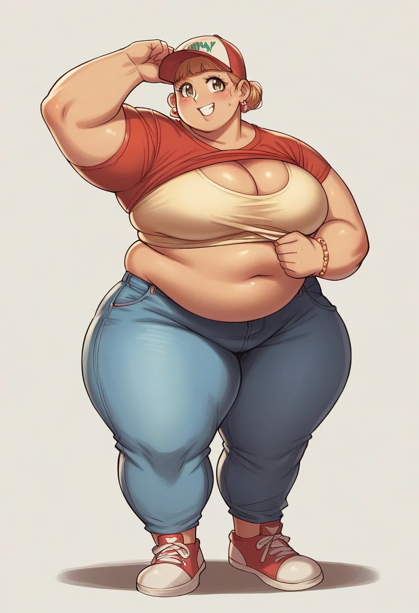 Fat obese gluttony 8 year old kid girls