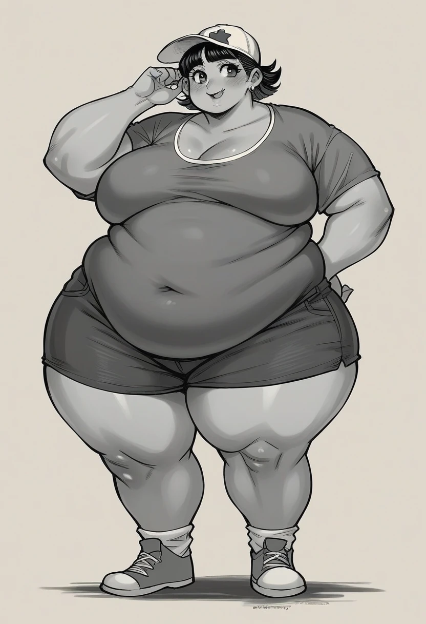 Fat obese gluttony 8 girls