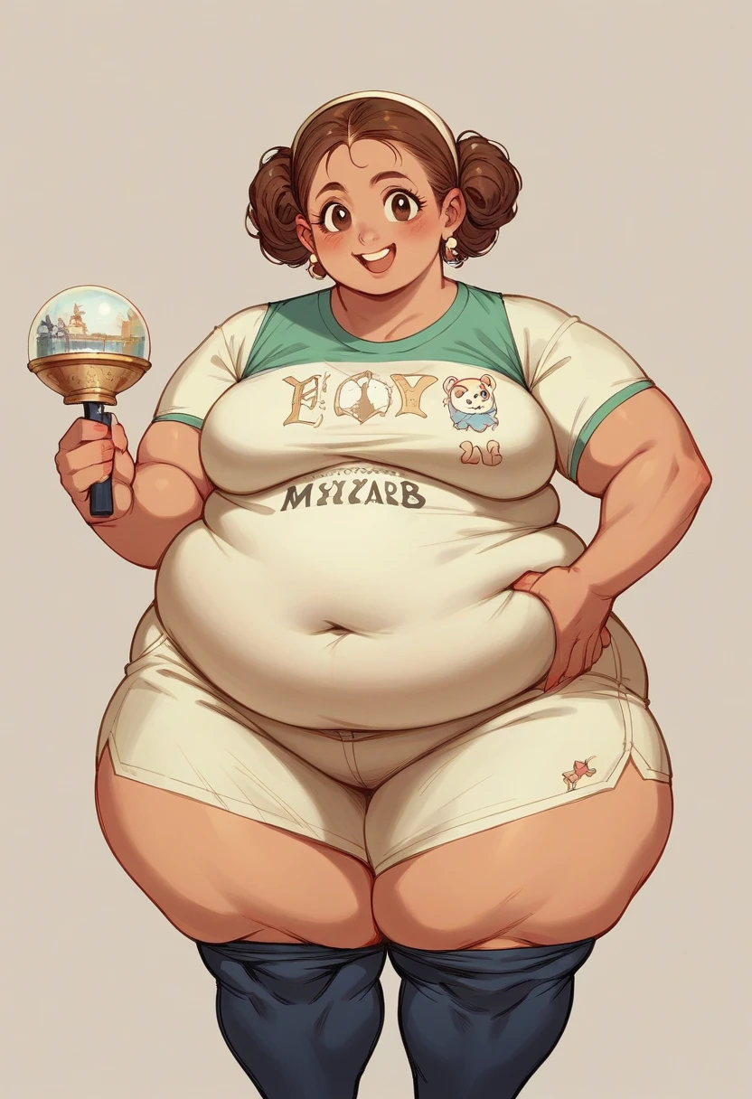 Fat obese gluttony globe round 8 year old kid girls 
